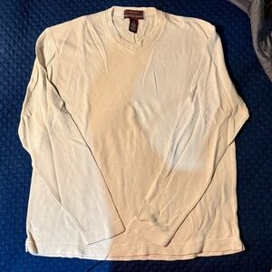 Johnston & Murphy Cream Knit sweater